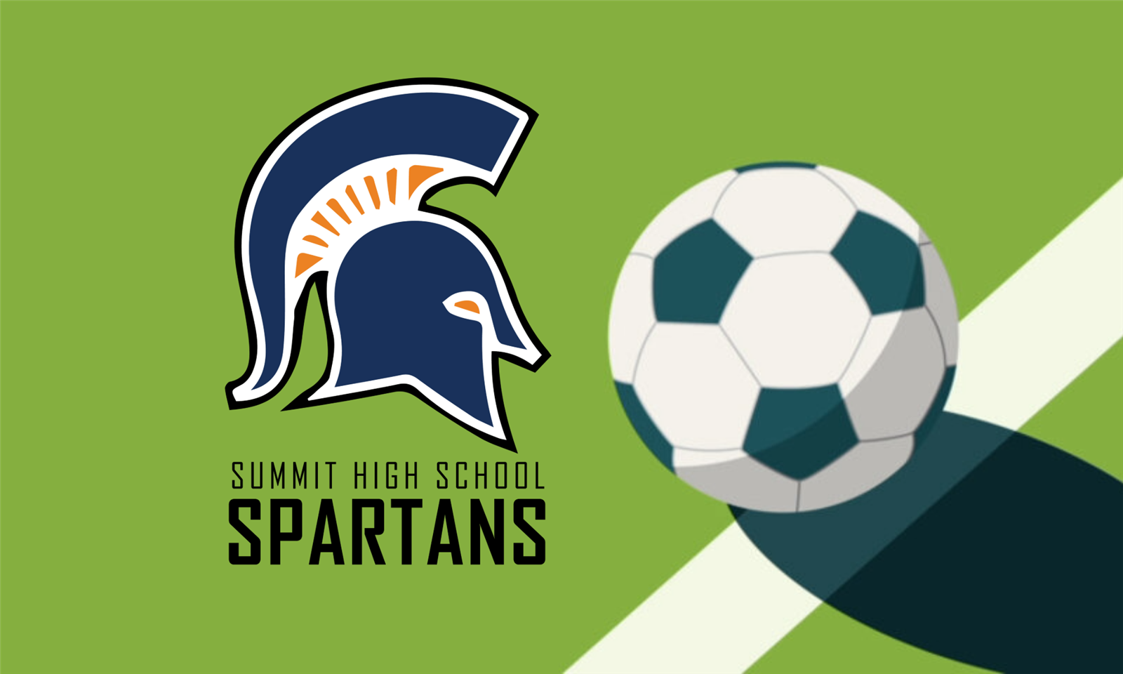 Summit High logo with soccer ball